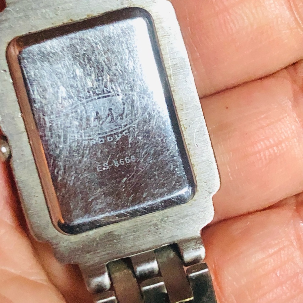 Fossil Silver Watch With Rectangular Face - image 3